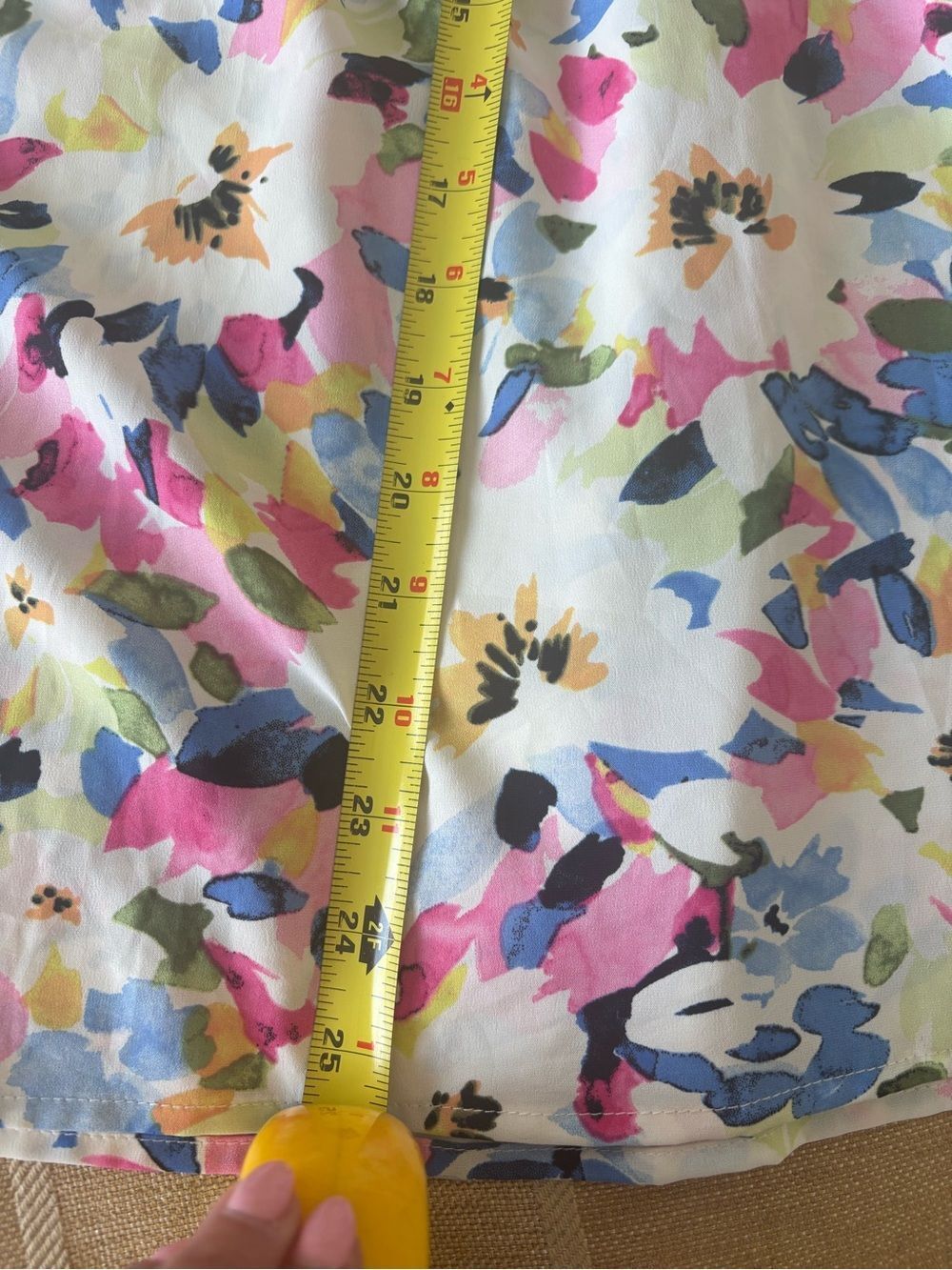 Floral Flutter-Sleeve Casual Dress - White Multi - Picture 10 of 12
